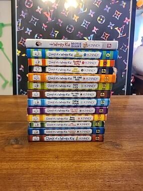 Diary of a Wimpy Kid by Jeff Kinney HC 13 Book Lot #1-12 + Movie Diary Kids
